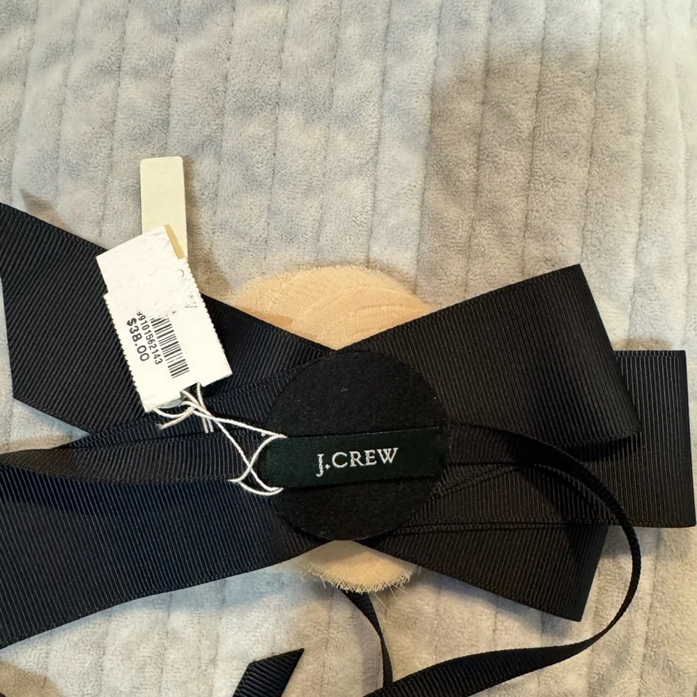 J. Crew black bow